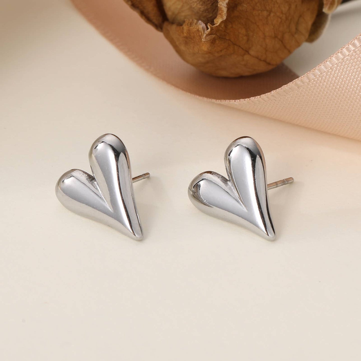 Lovelika - Argolas de coração pequeno - Céline