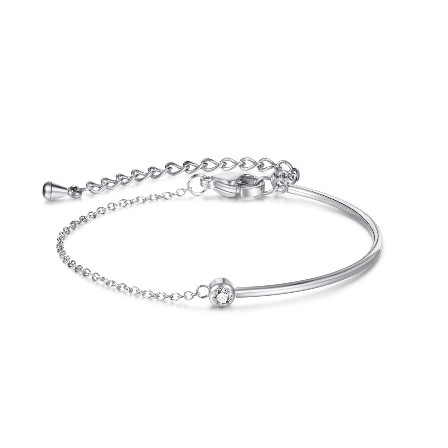 Pulseira de Zircõnia Ajustável