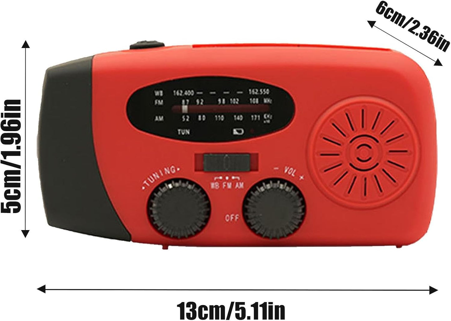 Rádio de manivela, rádio de manivela, rádio portátil, rádio meteorológico, rádio solar portátil, lanterna LED para corrida, caminhada, casa, sobrevivência, campismo