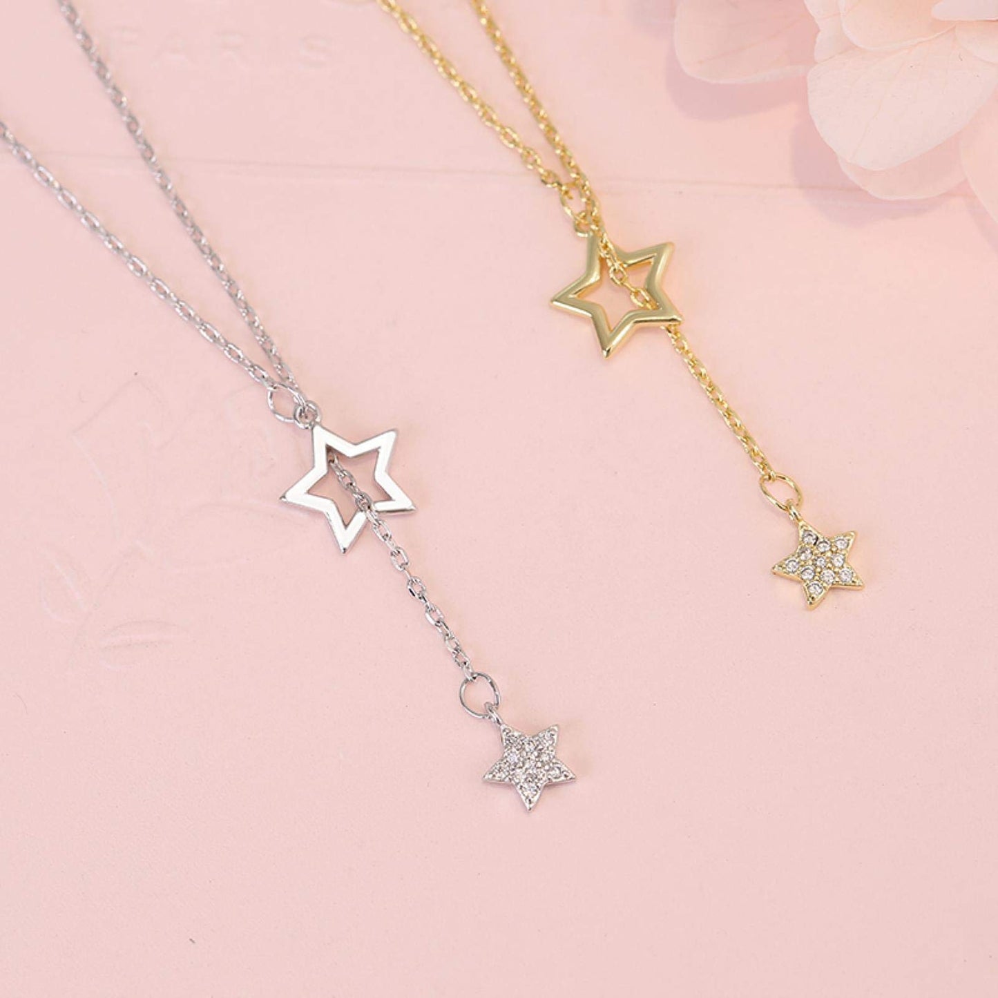 Colar Estrela Brilhante Encanto 45 CM