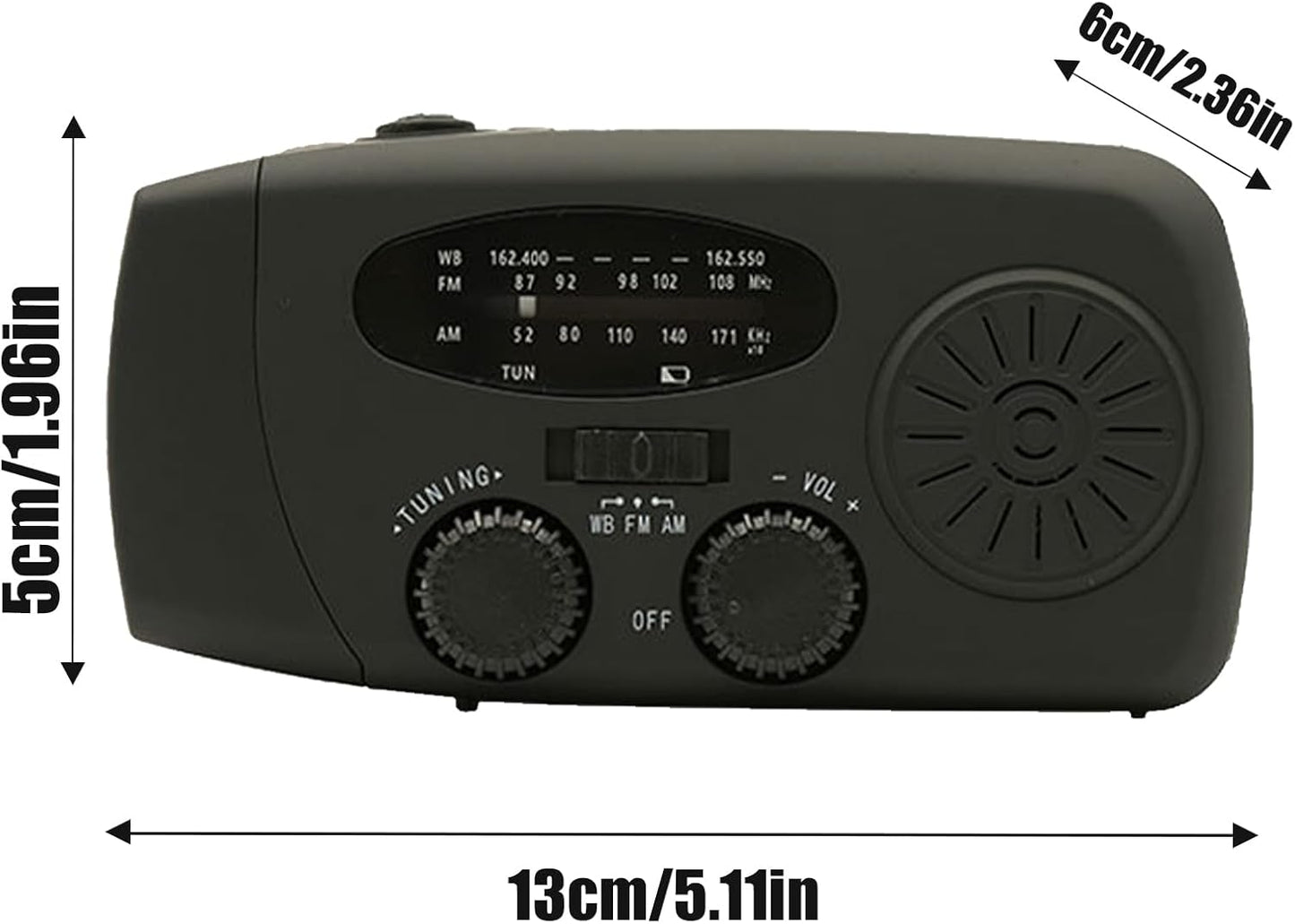 Rádio de manivela, rádio de manivela, rádio portátil, rádio meteorológico, rádio solar portátil, lanterna LED para corrida, caminhada, casa, sobrevivência, campismo