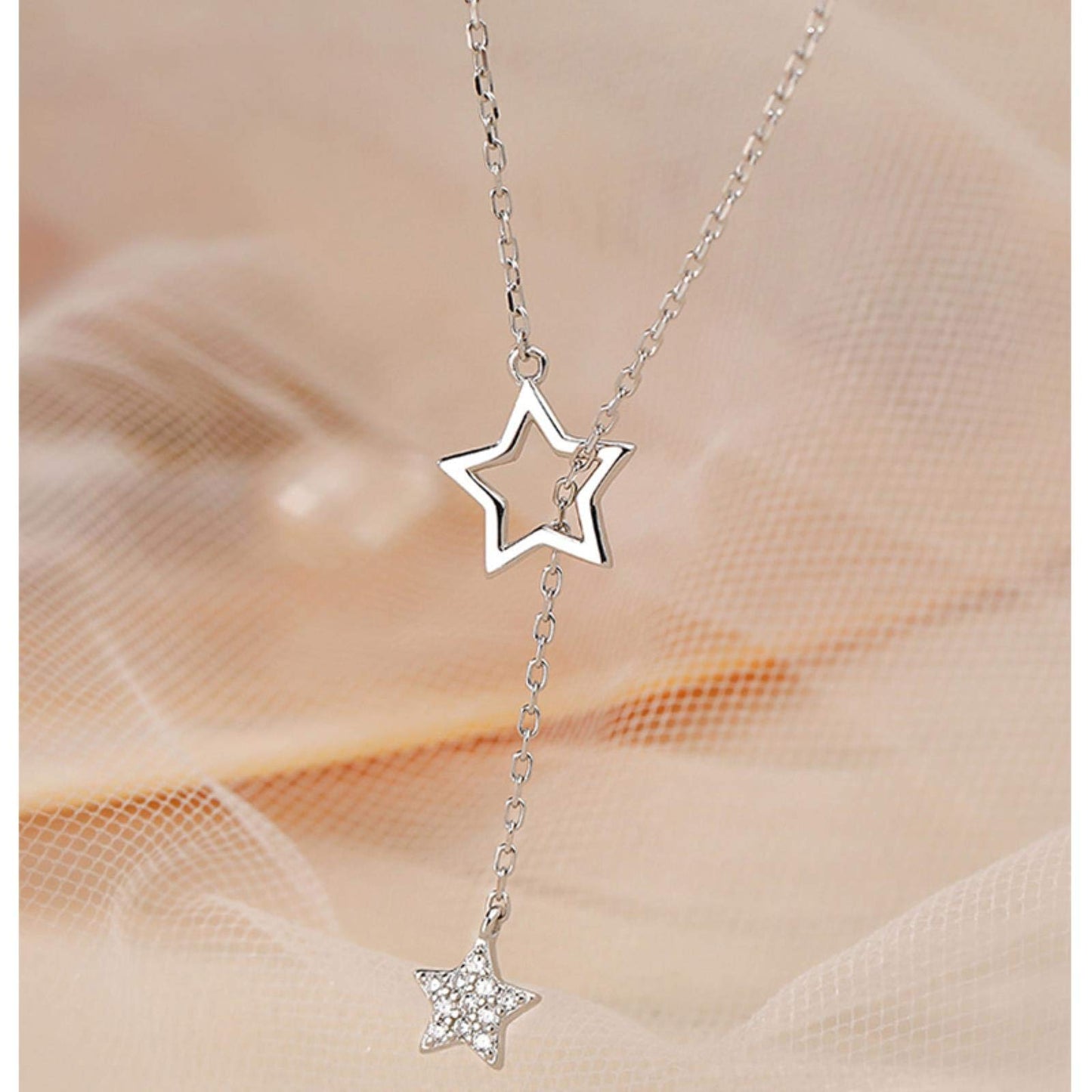 Colar Estrela Brilhante Encanto 45 CM