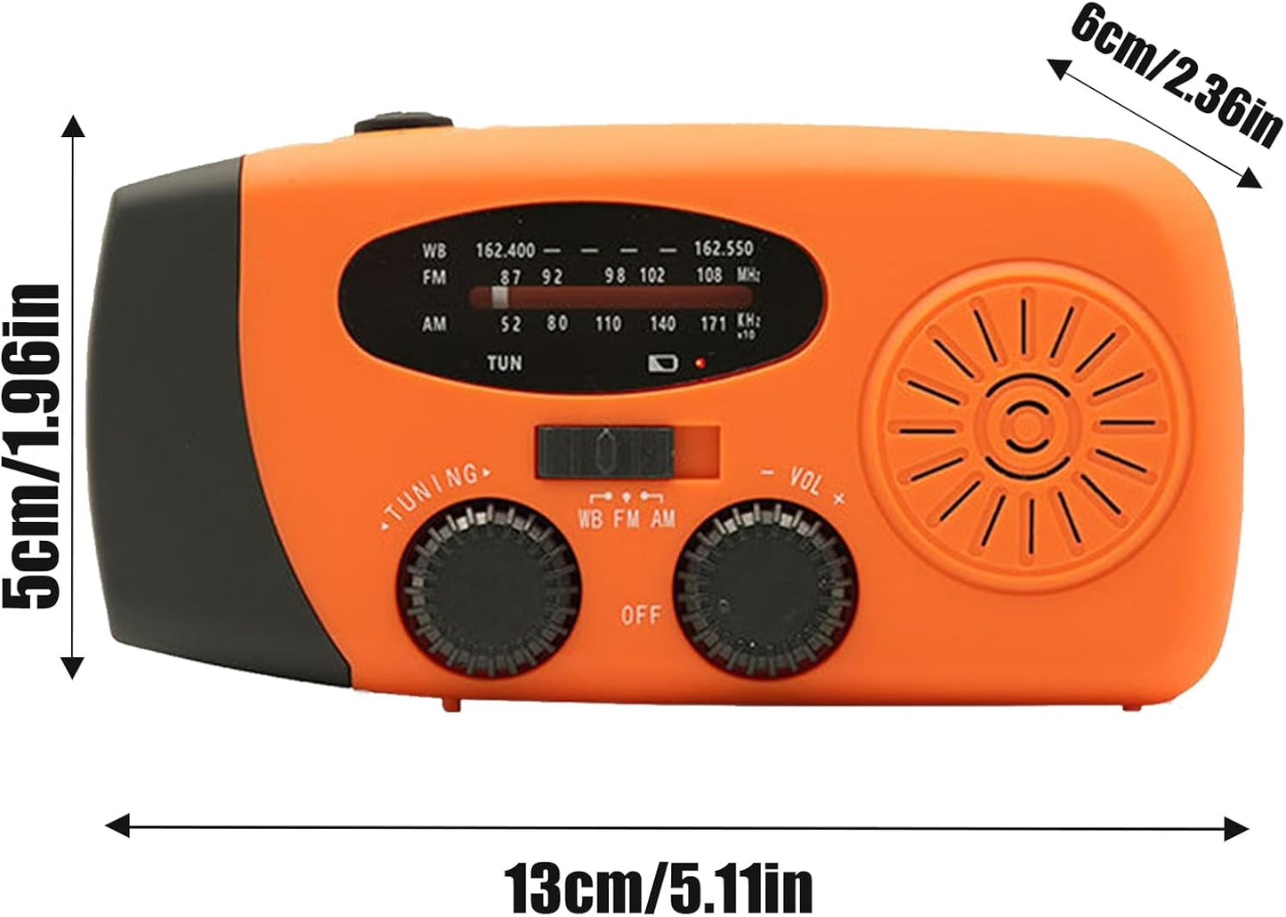 Rádio de manivela, rádio de manivela, rádio portátil, rádio meteorológico, rádio solar portátil, lanterna LED para corrida, caminhada, casa, sobrevivência, campismo