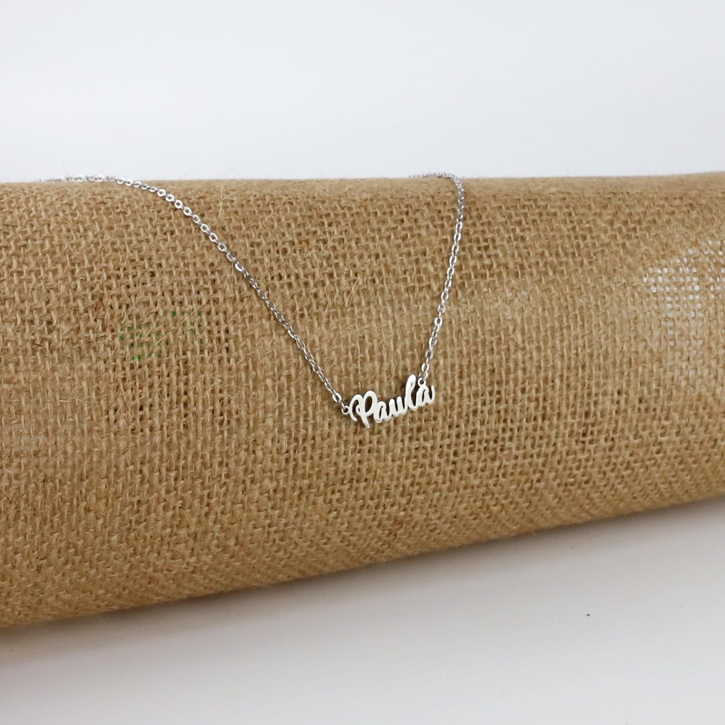 Colar Nome Personalizado Aço Inoxidável