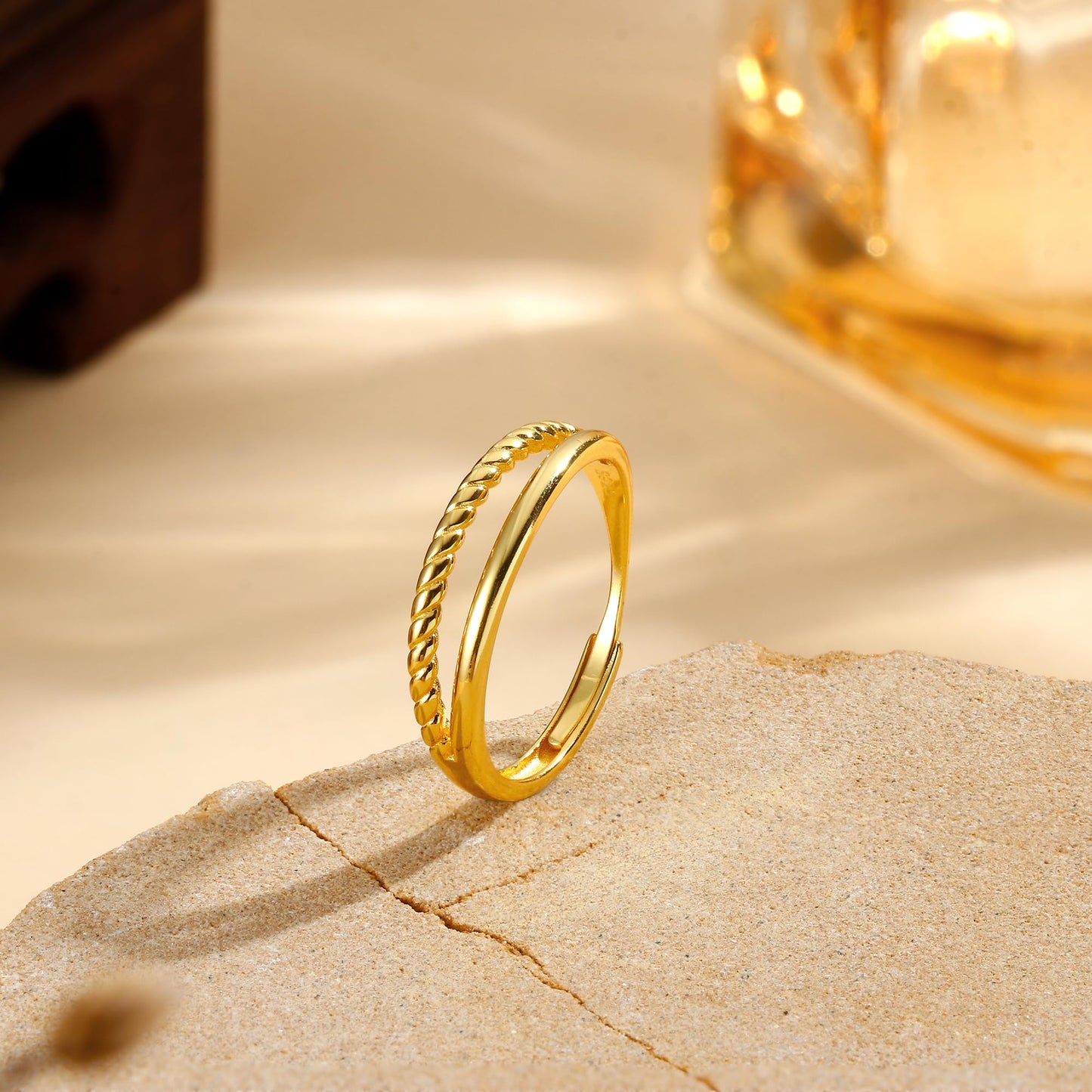 Anel 925 Prata Twist