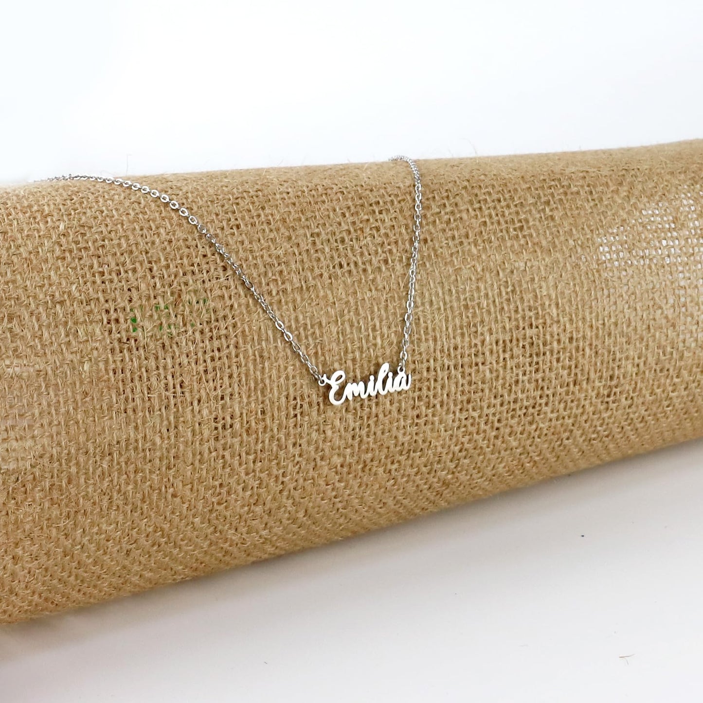Colar Nome Personalizado Aço Inoxidável