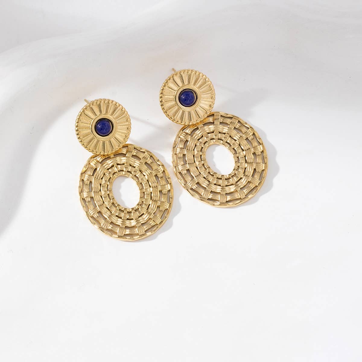 Lovelika - Brincos pendentes redondos - Coralie