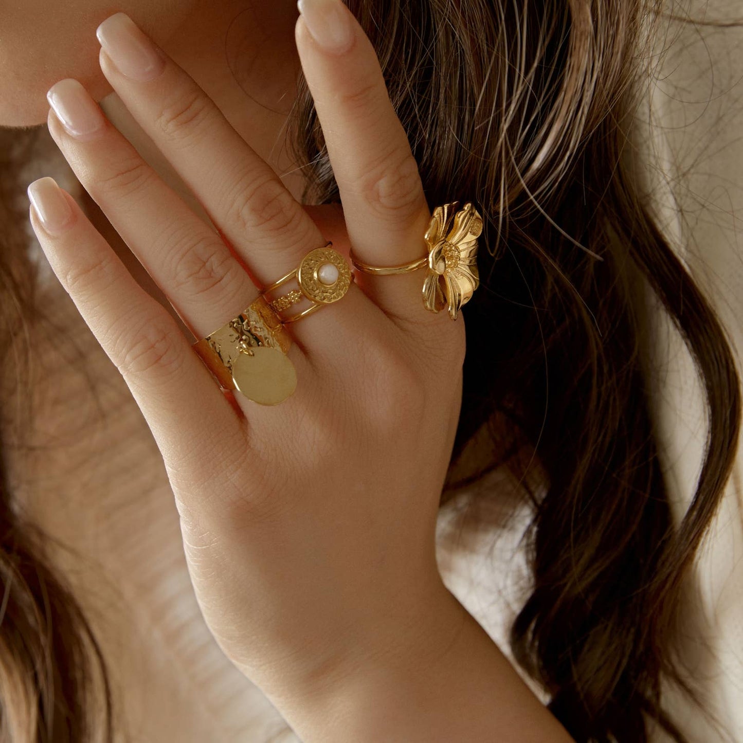 Lovelika - Anel com pendente - Sadie