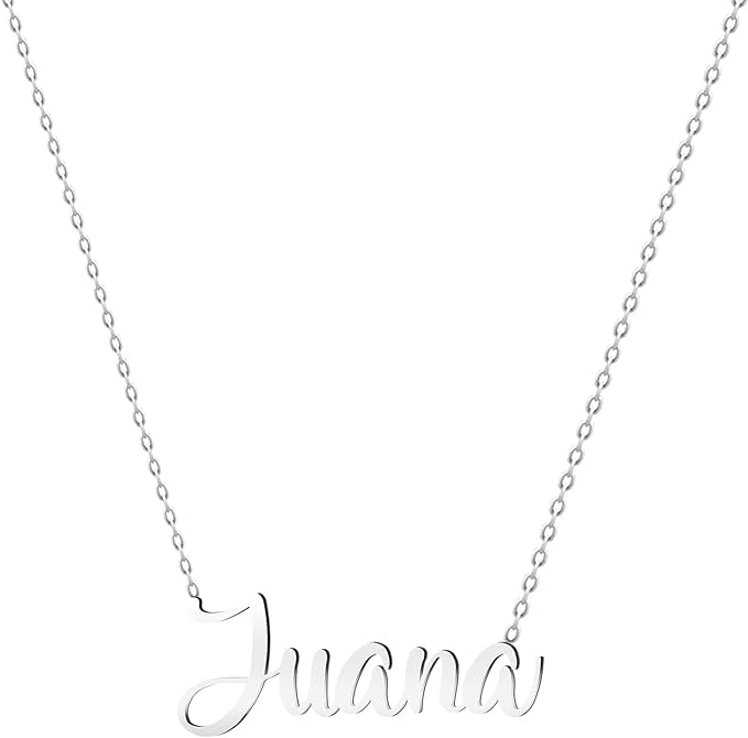 Colar Nome Personalizado Aço Inoxidável