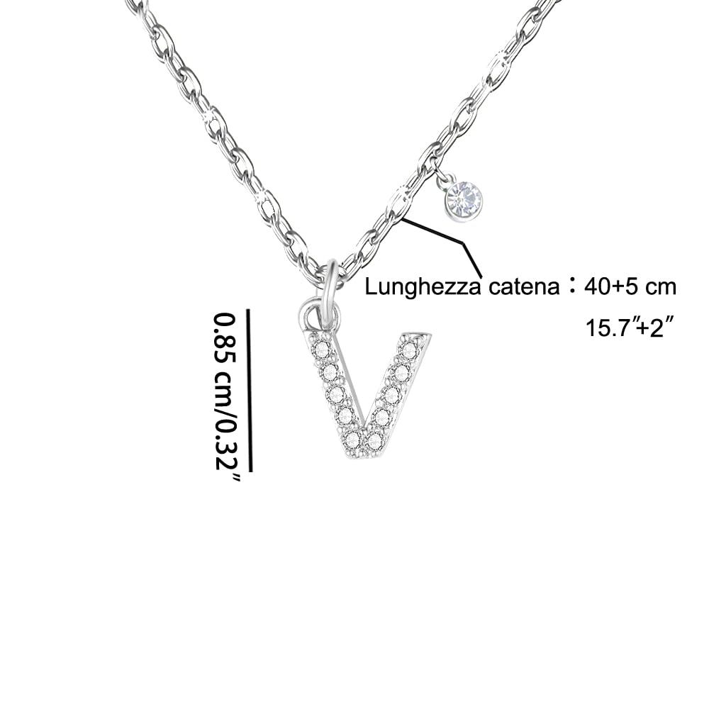 Colar Inicial letra Aço Inoxidável  A B C D E F G H I J K L M N O P Q R S T U V W X Y Z