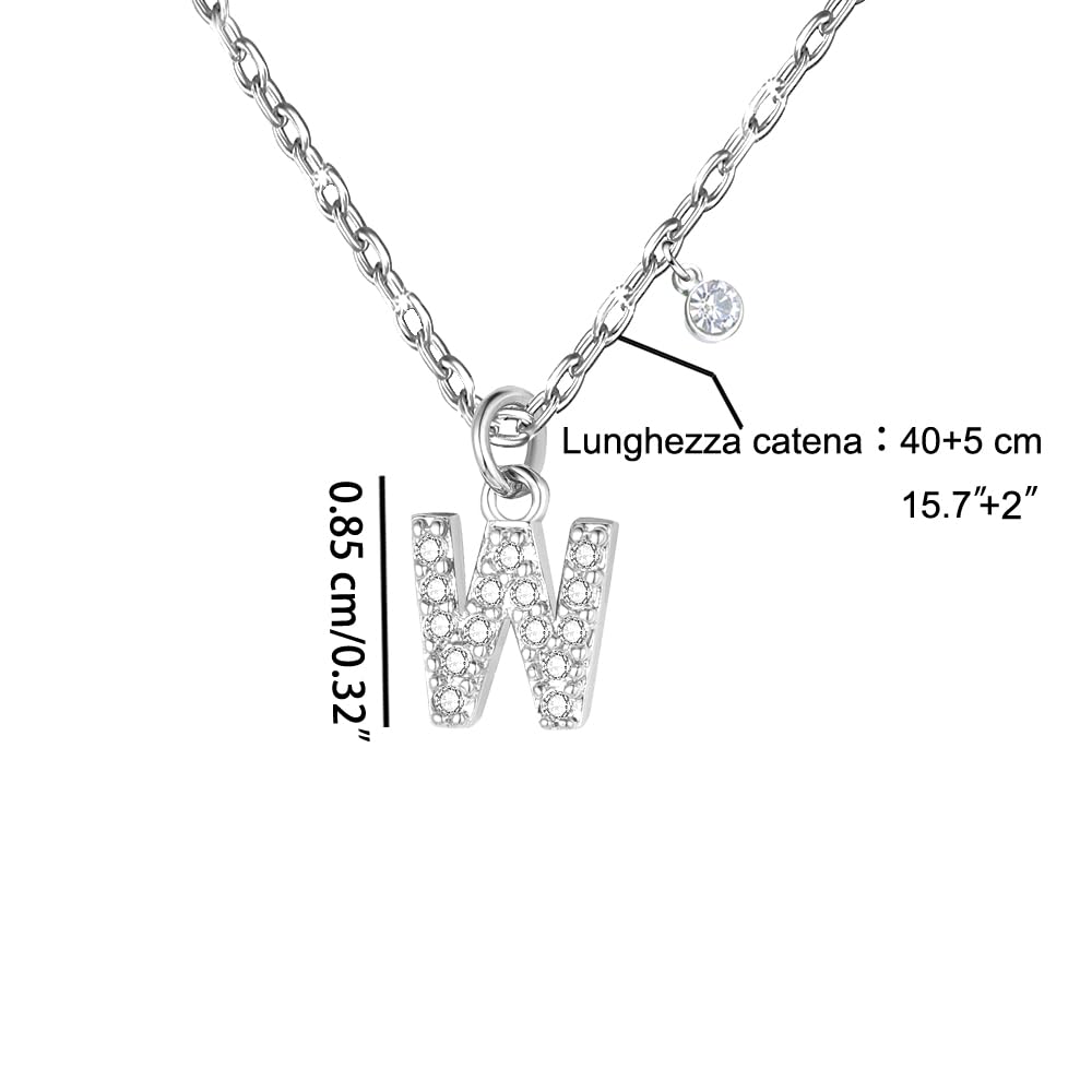 Colar Inicial letra Aço Inoxidável  A B C D E F G H I J K L M N O P Q R S T U V W X Y Z