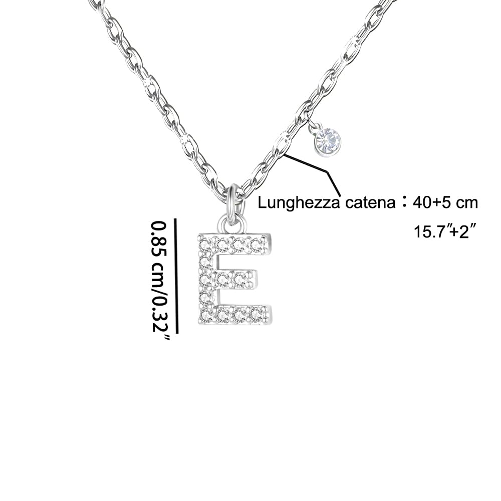 Colar Inicial letra Aço Inoxidável  A B C D E F G H I J K L M N O P Q R S T U V W X Y Z