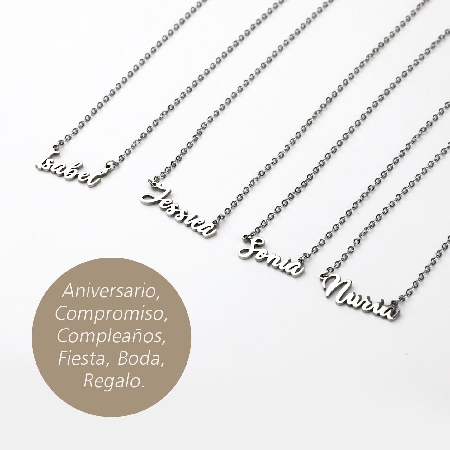 Colar Personalizado  Aço Antioxidante