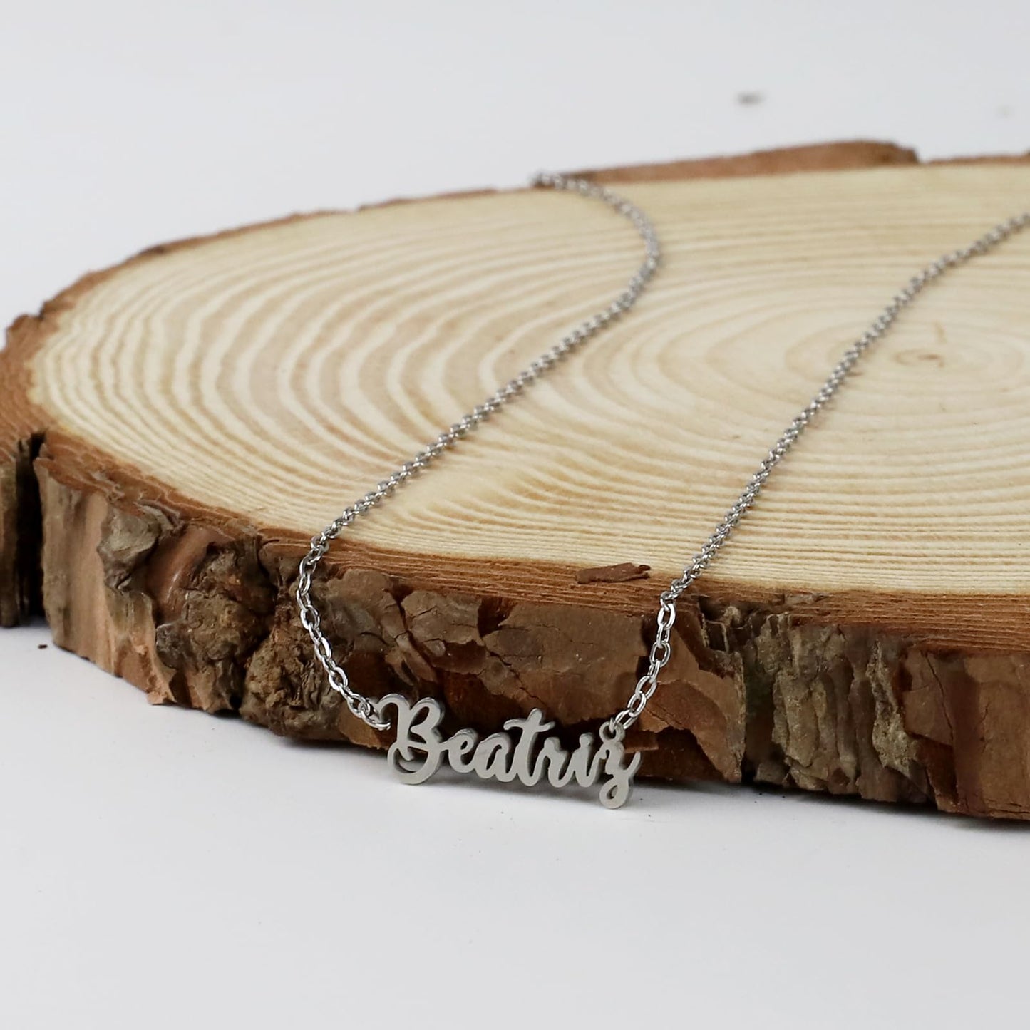 Colar Nome Personalizado Aço Inoxidável