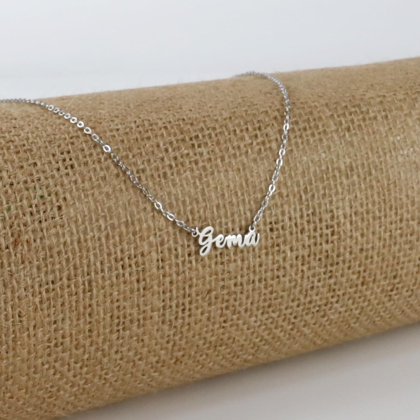 Colar Nome Personalizado Aço Inoxidável
