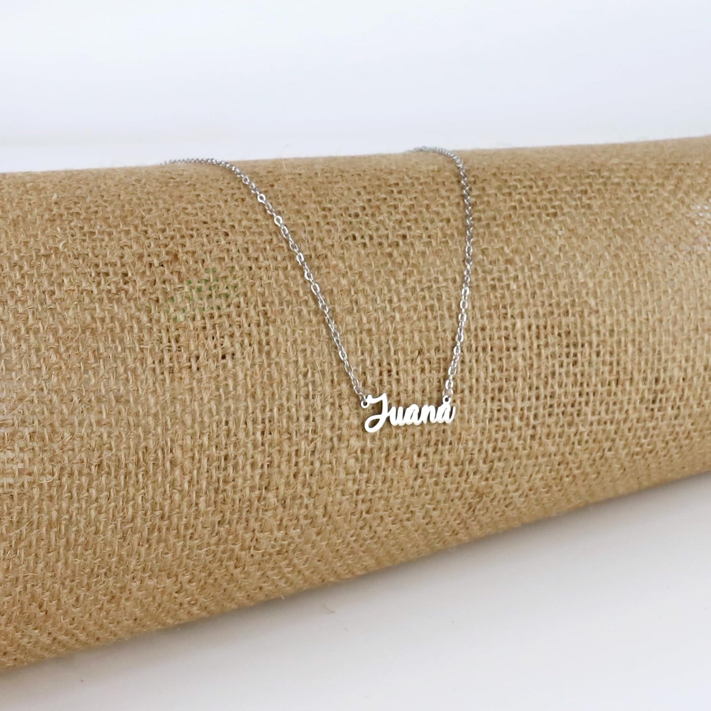 Colar Nome Personalizado Aço Inoxidável